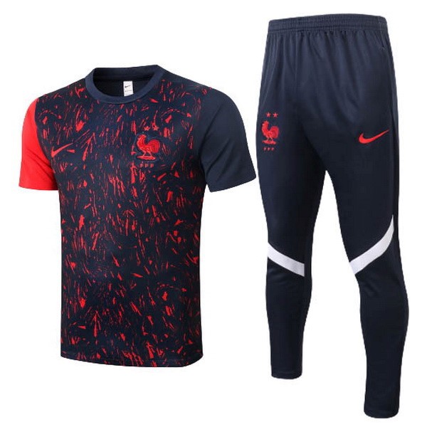 Trainingsshirt Frankreich Komplett Set 2020 Rote Blau Fussballtrikots Günstig